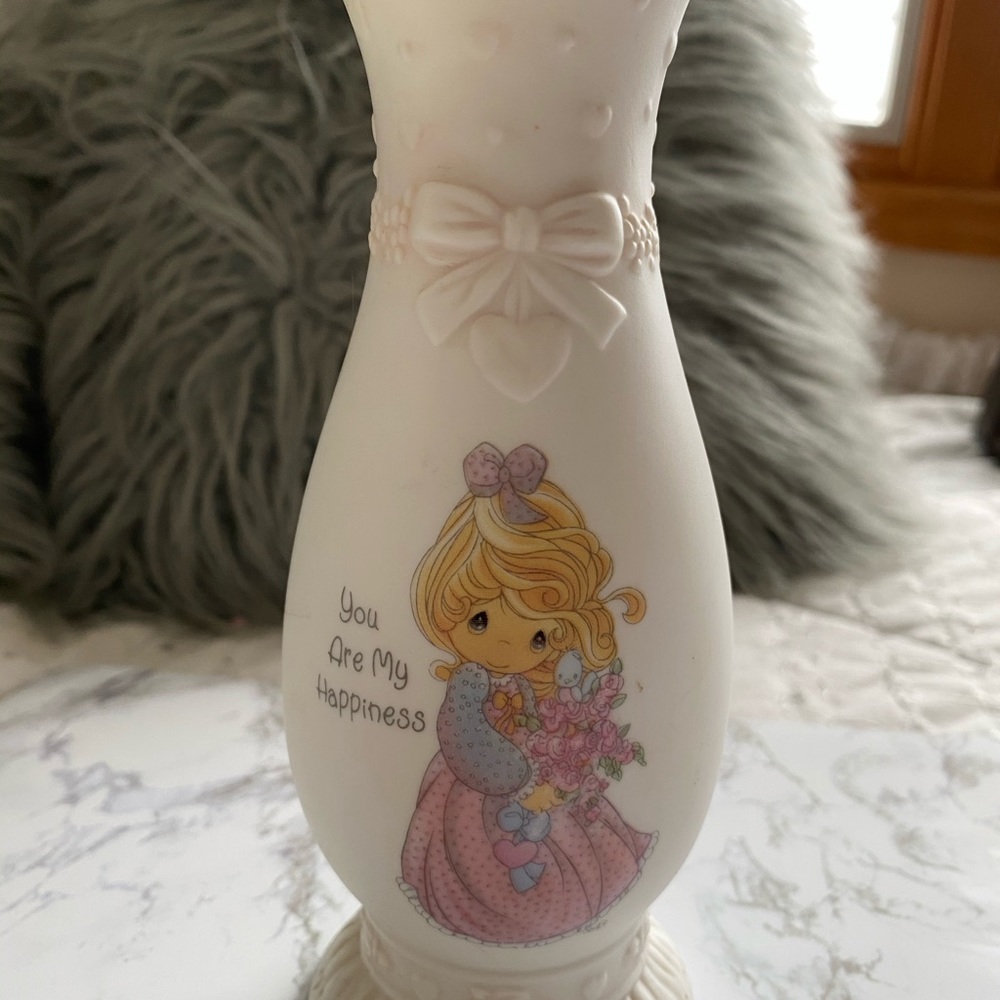 Precious moment vase (collectible)